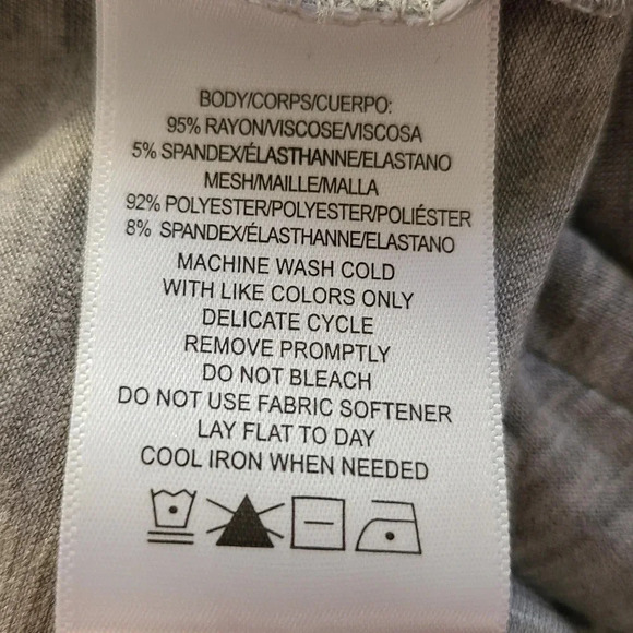 Marc New York Performance Gray Long Sleeve Tee XL - Picture 4 of 6